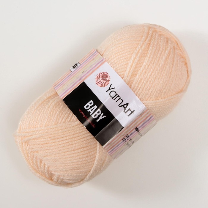 Пряжа Пряжа "Baby" 100% акрил 150м/50гр (854 телесный)