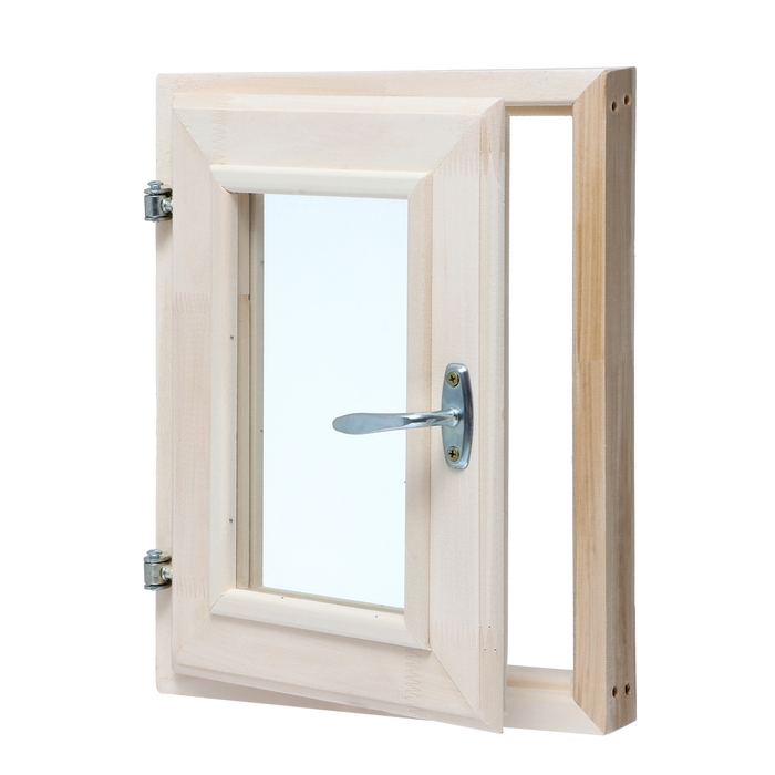 Окно, 40х30 см, двойное стекло, ЛИПА Окно, 40х30 см, двойное стекло, ЛИПА