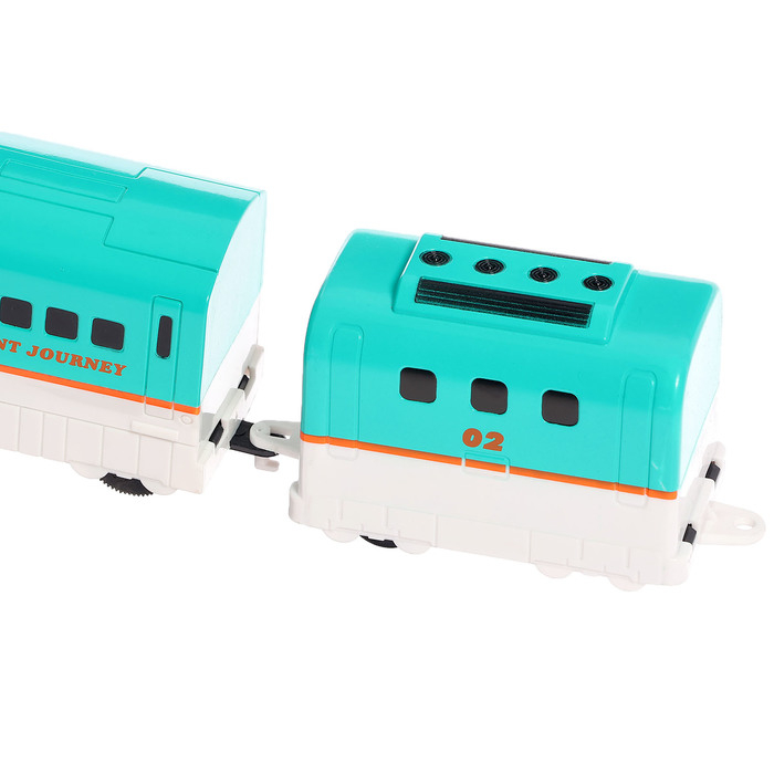 Автотрек железная дорога &laquo;Большое путешествие&raquo;, с машинкой и поездом, перекресток, светофор