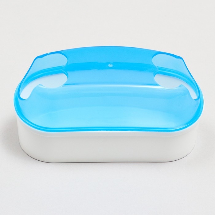 Туалет-туннель с лопаткой для грызунов Туалет-туннель с лопаткой для грызунов "Пижон", 14,5 х 7 х 7 см, синий