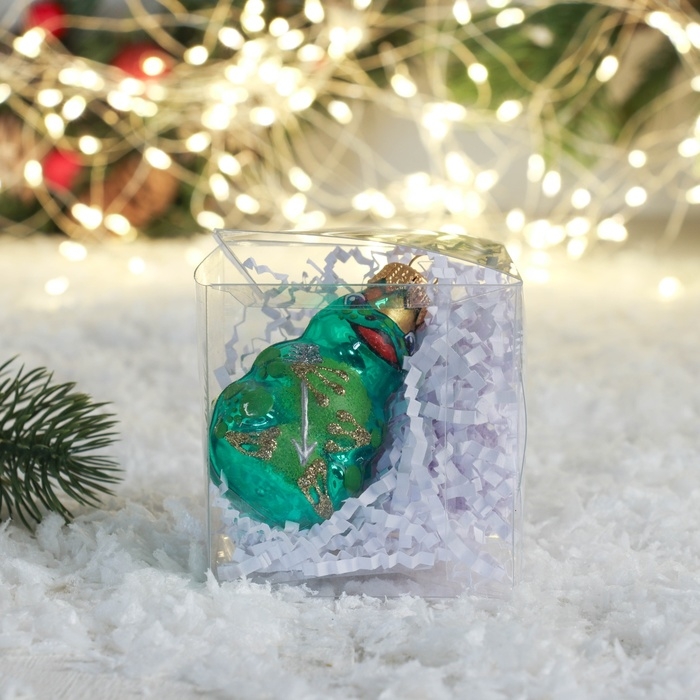 Ёлочная игрушка Ёлочная игрушка "Царевна-лягушка" 7 см