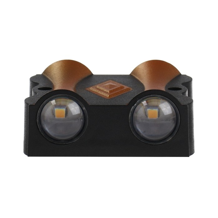 Светильник фасадный «Глосс», FSD-046, 4 Вт, 3000К, 2 луча, IP65, 220 В, пластик, черный Светильник фасадный «Глосс», FSD-046, 4 Вт, 3000К, 2 луча, IP65, 220 В, пластик, черный