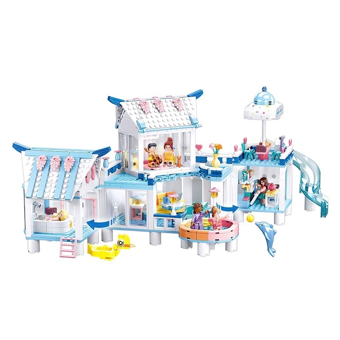 Конструктор Розовая мечта &laquo;Загородная вилла&raquo;, 938 деталей