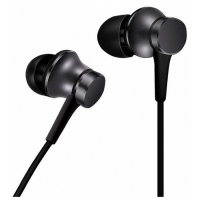 Наушники Xiaomi Mi In-Ear Basic ZBW4354TY, вакуумные, микрофон, 93 дБ, 3.5 мм,1.25 м, черные