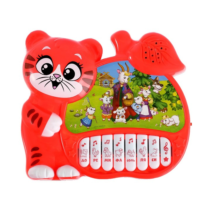 Музыкальная игрушка-пианино «Забавный малыш», ионика, 4 режима игры, работает от батареек Музыкальная игрушка-пианино «Забавный малыш», ионика, 4 режима игры, работает от батареек