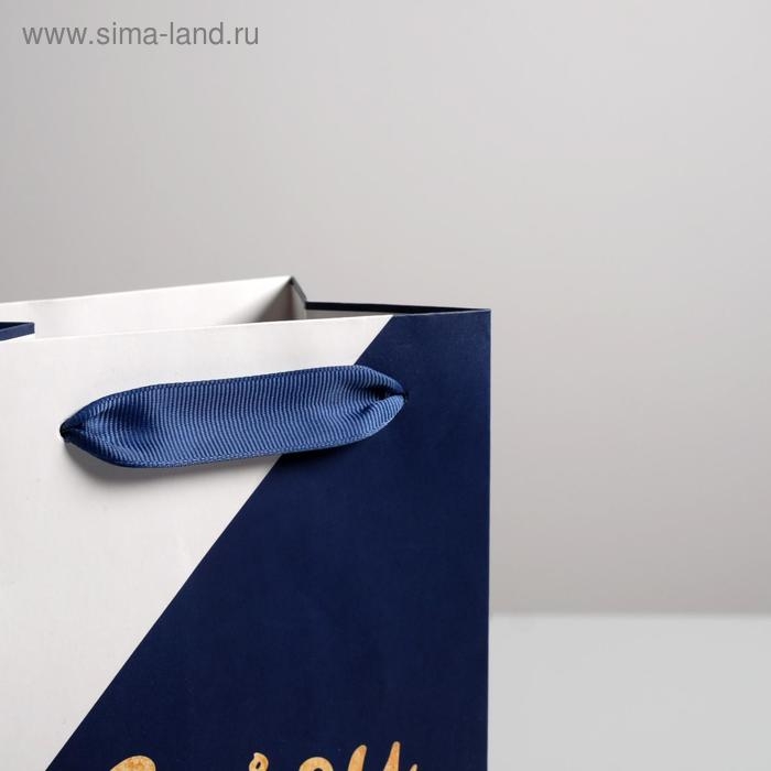 Пакет подарочный ламинированный под бутылку, упаковка, Enjoy every moment, 13 x 36 x 10 см Пакет подарочный ламинированный под бутылку, упаковка, Enjoy every moment, 13 x 36 x 10 см