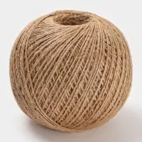 Шпагат джутовый Доляна, двухниточный, 1.12 ктекс, 500 м