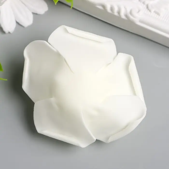 Декор для творчества &laquo;Молочная роза пышная&raquo;, d=7 см