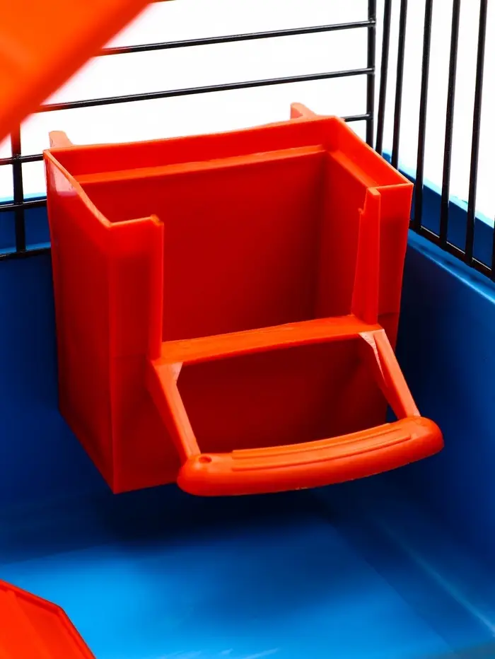 Клетка для грызунов "Мини" двухярусная, 29 x 25 х 32 см, синий Клетка для грызунов "Мини" двухярусная, 29 x 25 х 32 см, синий