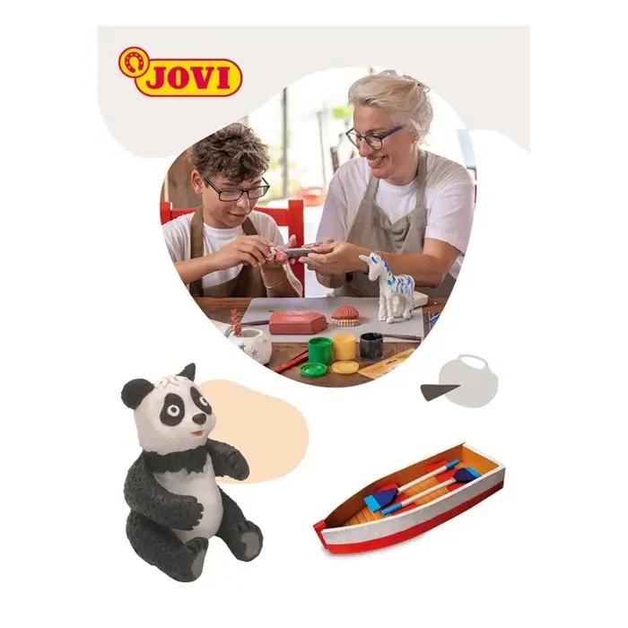 Масса для лепки JOVI, самозатвердевающая, полимерная, 250 г, терракота