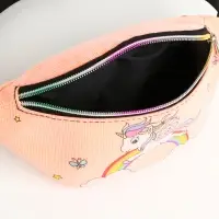 Сумка поясная детская на молнии &laquo;Выбражулька&raquo;, коралловая