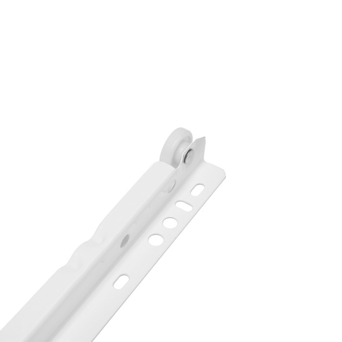 Роликовые направляющие ТУНДРА, L=250 мм, толщина 0,8 мм, белые, 2 шт. Роликовые направляющие ТУНДРА, L=250 мм, толщина 0,8 мм, белые, 2 шт.