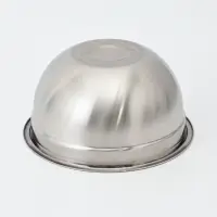 Миска, 1.5 л, 20&times;10.2 см, с мерной шкалой, толщина 0.6 мм, нержавеющая сталь