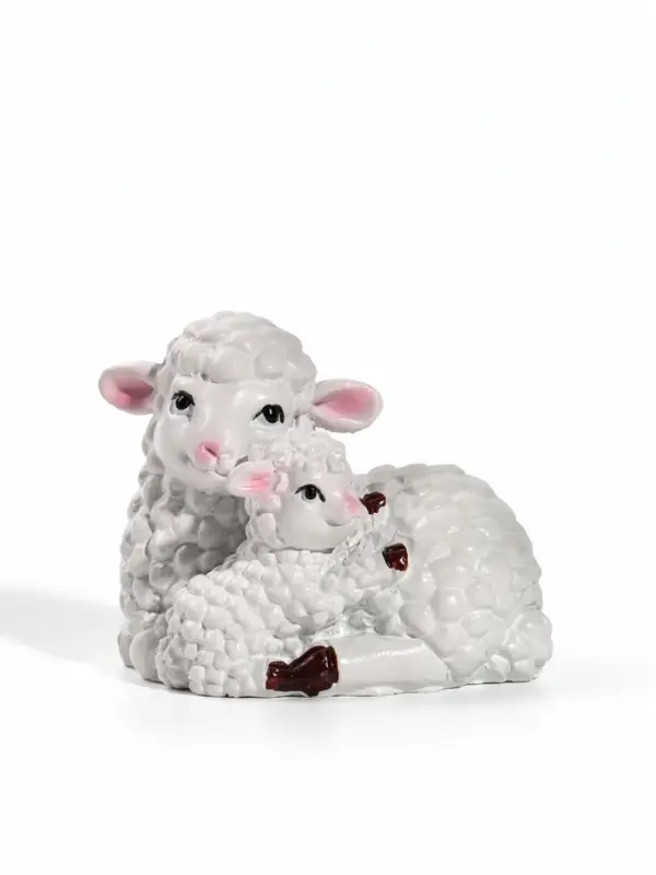 Фигурка &laquo;Овечка с ягнёнком&raquo;, 4.8&times;3.5&times;5 см, МИКС