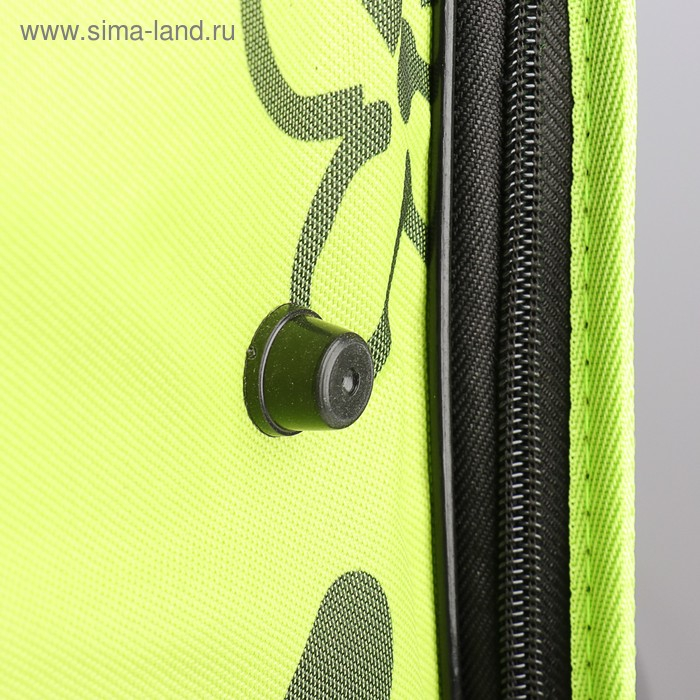 Сумка - переноска для животных  Сумка - переноска для животных "Цветы", зелёная, размер L, 53 х 21 х 29 см