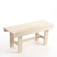 Лавка деревянная для дачи и бани, 100&times;40&times;41 см, из наличника
