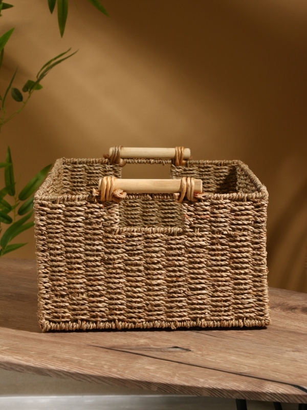 Корзина плетеная 46х30х20 см, сиграсс