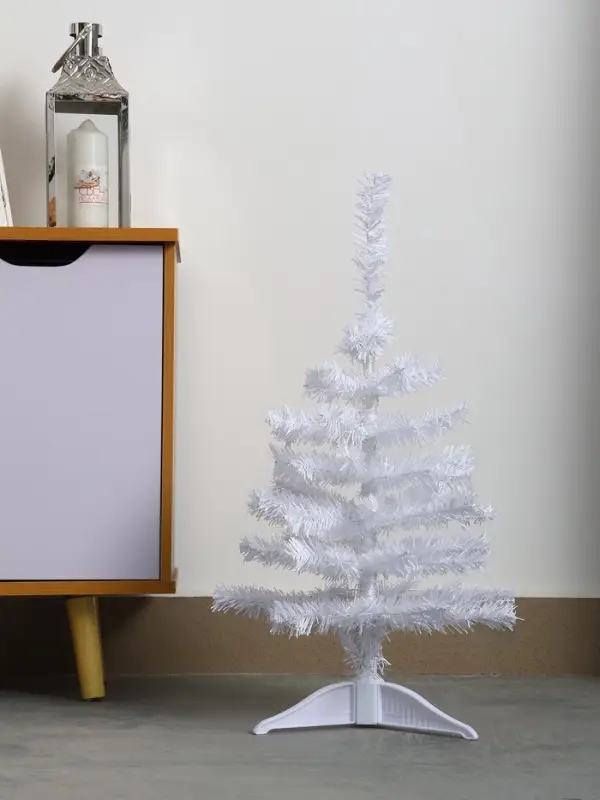 Искусственная ёлка настольная &laquo;Зимнее волшебство. Белянка&raquo;, 60 см, 60 ПВХ веток