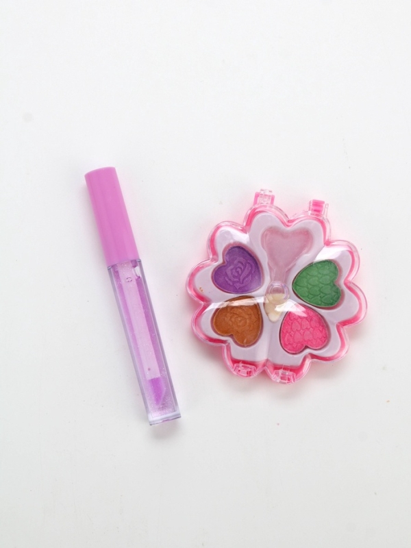 Набор косметики в сумочке «Ты прекрасна»  Микс, тон блеска прозрачный, тени 4цв по 1,5гр