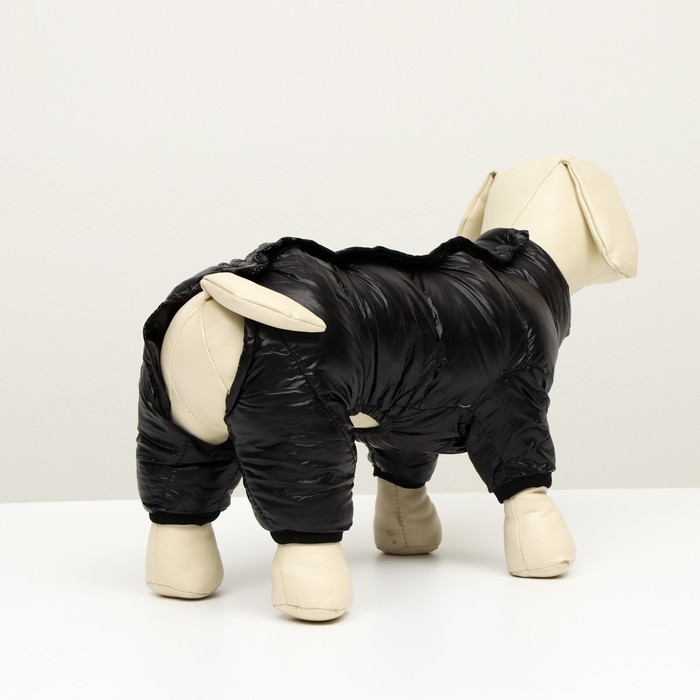 Комбинезон на кнопках, размер 8 (ДС 23 см, ОГ 30, ОШ 22 см), чёрный Комбинезон на кнопках, размер 8 (ДС 23 см, ОГ 30, ОШ 22 см), чёрный