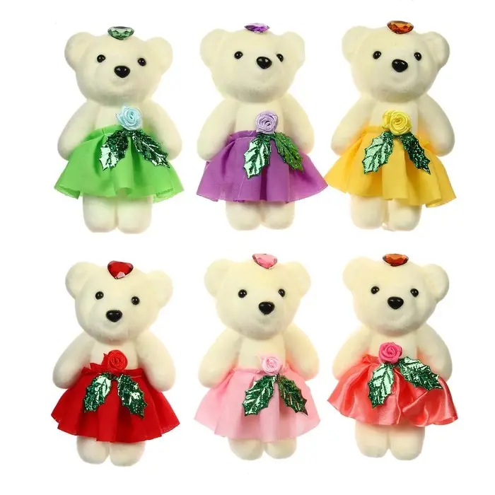 Игрушка из пенопласта «Мишка с цветком», МИКС