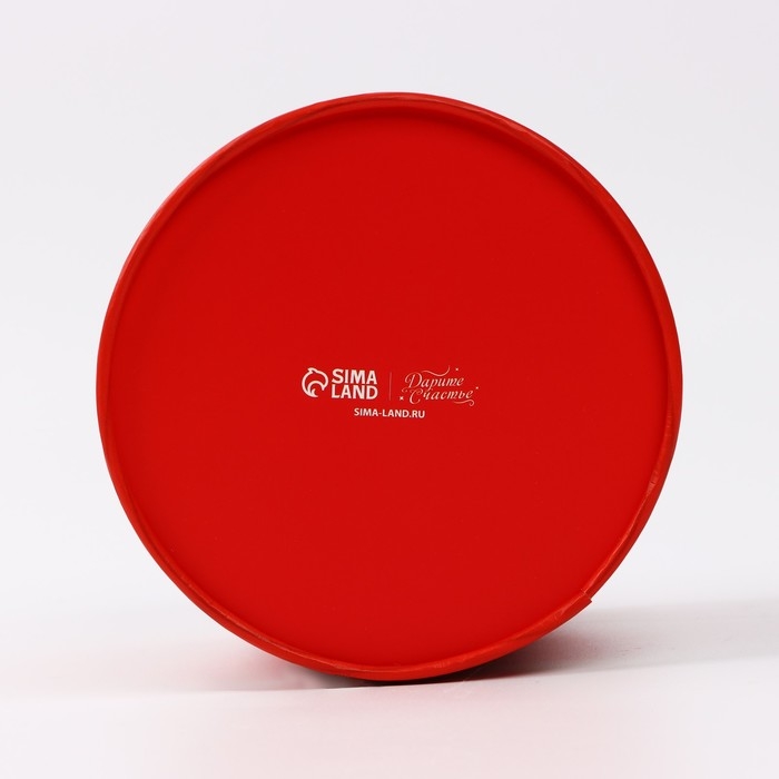 Коробка подарочная круглая «Новогодняя посылка», 12 х 16 см, Новый год Коробка подарочная круглая «Новогодняя посылка», 12 х 16 см, Новый год