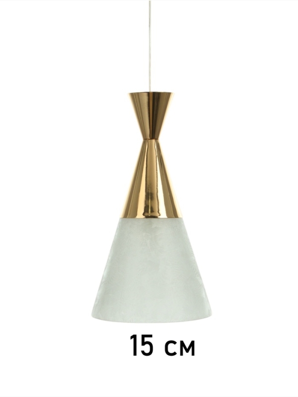 Светильник «Луна» 1х40Вт Е27 золото 14,5х14,5х27+100см Светильник «Луна» 1х40Вт Е27 золото 14,5х14,5х27+100см