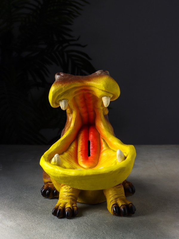 Копилка Копилка "Бегемот с открытой пастью" 14х32х17 см