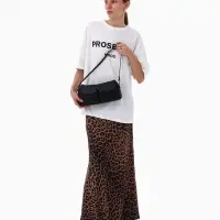 Сумка женская багет TEXTURA на молнии, 27&times;8&times;13 см, чёрная