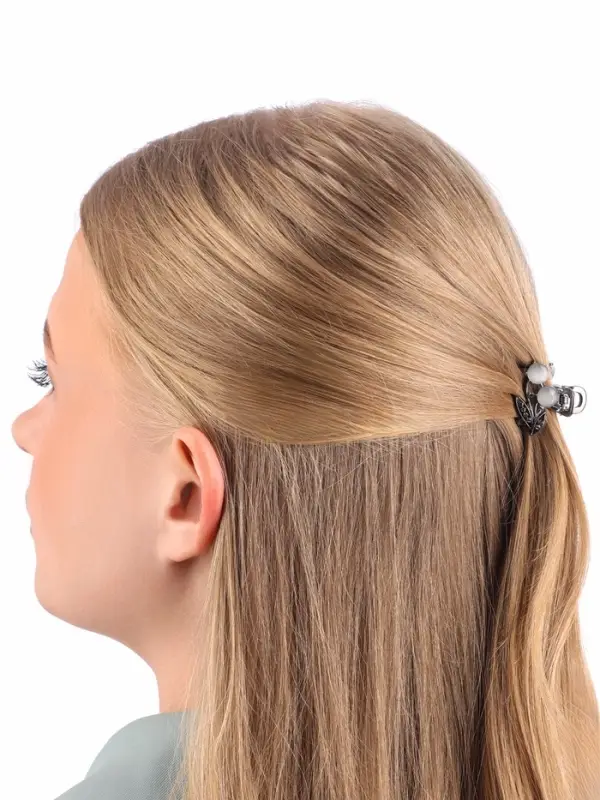 Крабик для волос &laquo;Ширли стиль&raquo;, веточка, 2.5 см, чёрный