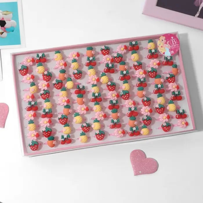 Кольцо детское «Выбражулька» грядка, форма МИКС, цветное, безразмерное Кольцо детское «Выбражулька» грядка, форма МИКС, цветное, безразмерное