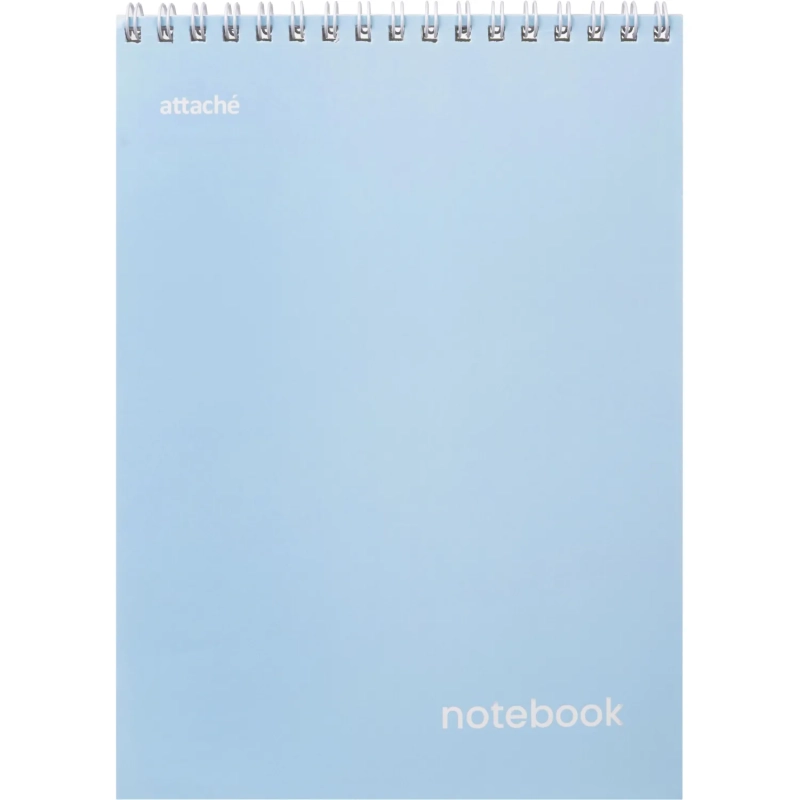 Блокнот Attache Акварель гребень картон А5 60л голубой