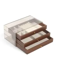 Шкатулка для украшений, 3 яруса, 23.5&times;13.5&times;10.5 см