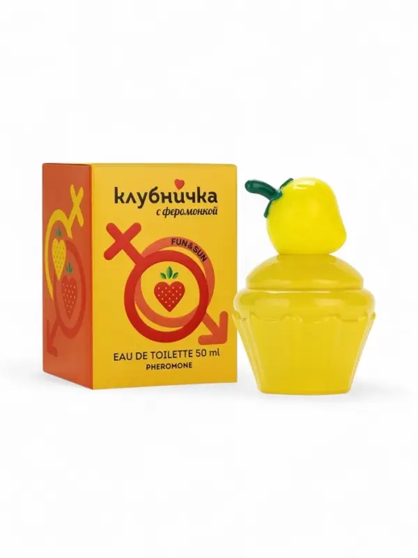 Туалетная вода женская Клубничка С Феромонкой Fun & Sun, 50 мл Туалетная вода женская Клубничка С Феромонкой Fun & Sun, 50 мл