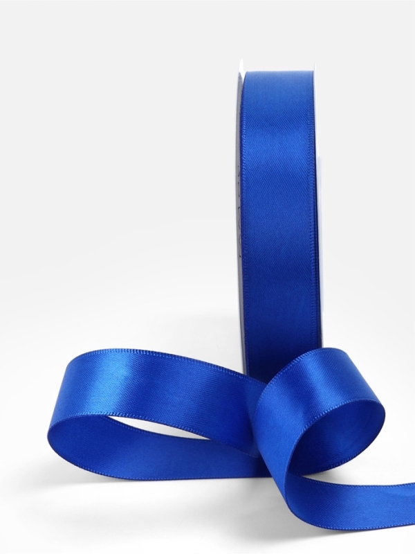 Лента атласная двухсторонняя №0329 20мм*25±1м синий TR