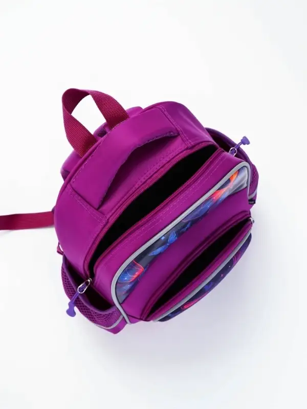 Рюкзак школьный, с эргономичной спинкой, 2 отделения &laquo;Бабочки&raquo;