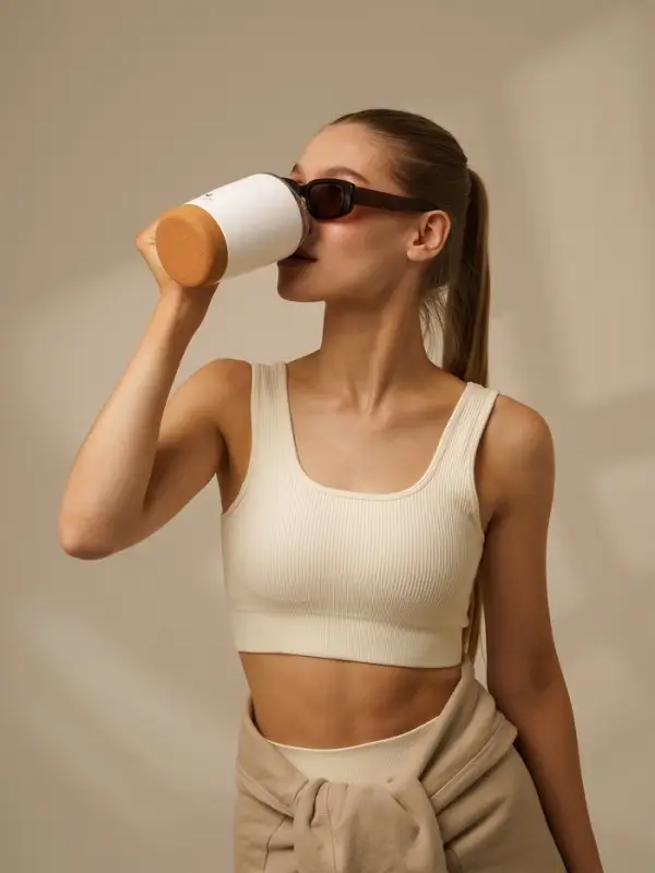 Термокружка Sima-Land Home, 360 мл, сталь, белая