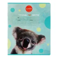 Тетрадь 12 листов в клетку Calligrata, &laquo;Узнай себя!&raquo;, обложка мелованный картон, МИКС