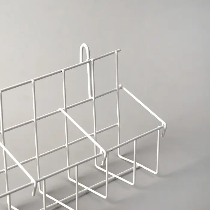 Корзина под семена на сетку, 64&times;11&times;16 см, белая