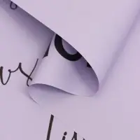 Пленка флористическая, &laquo;До полуночи&raquo;, светло - сиреневая, в листах, 58&times;58 см