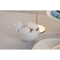 Конфетница Доляна &laquo;Зайка&raquo;, 13&times;10&times;9 см, доломит, белая