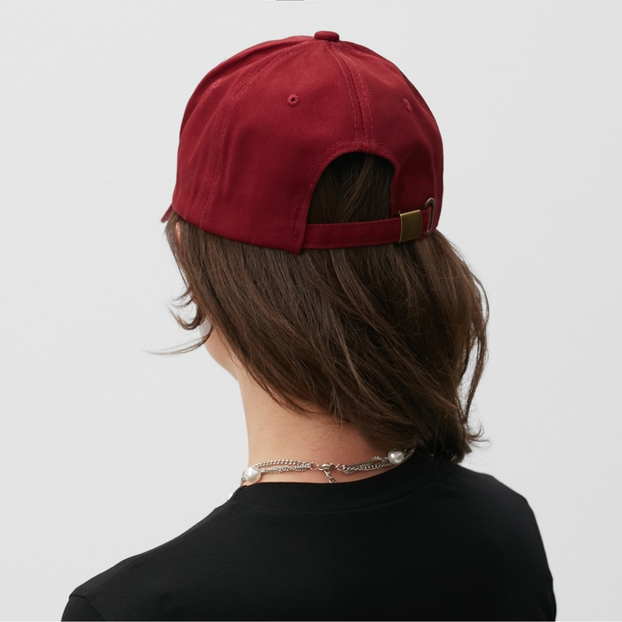 Кепка MINAKU "Vintage", цвет красный, размер 56-58