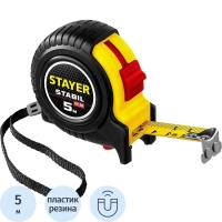 Рулетка с двухсторонней шкалой STAYER  Stabil 5м х 19мм (34131-05)