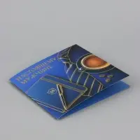 Открытка &laquo;Поздравляю! Настоящему мужчине&raquo;, тиснение, 15&times;15 см
