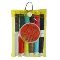 Швейный набор, 22 предмета, в чехле ПВХ, 13&times;9 см, МИКС