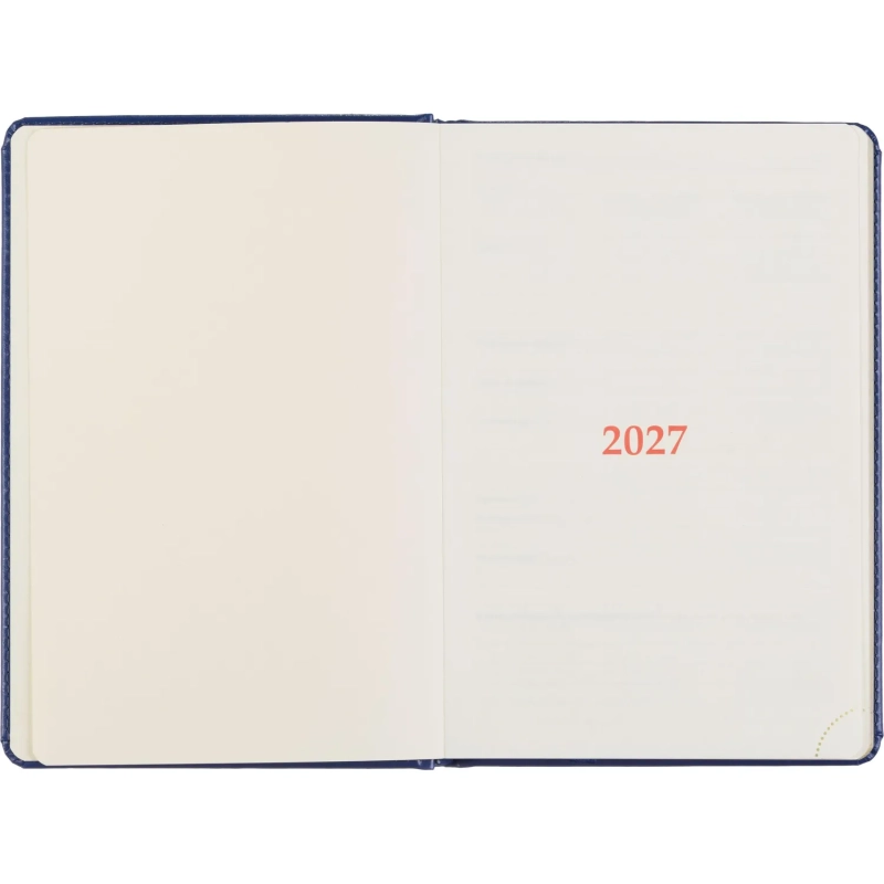 Ежедневник датированный 2027 Attache А5 168л 143x210 синий(золотистый срез)