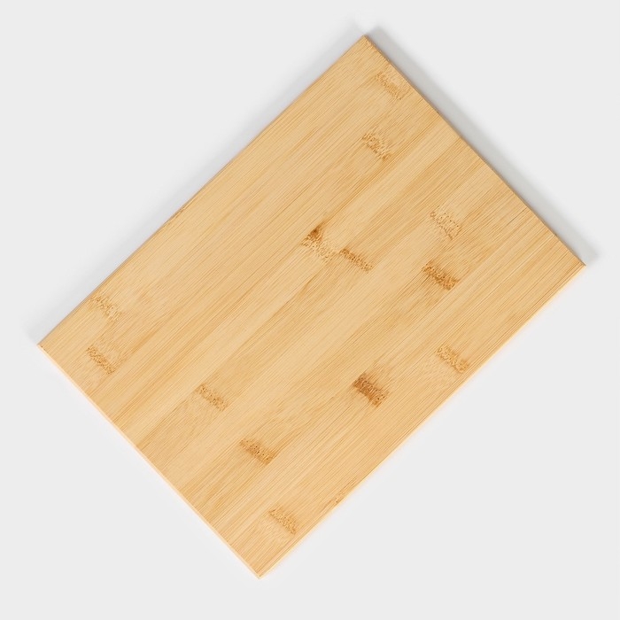 Доска разделочная Доляна «Идея», 28×20 см, бамбук