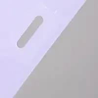 Пакет с вырубной усиленной ручкой ПВД, лавандовый, 40&times;50 см, 45 мкм