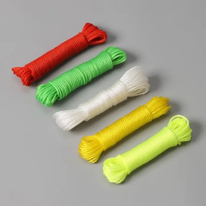 Верёвка бельевая Доляна, d=2.5 мм, длина 10 м, МИКС Верёвка бельевая Доляна, d=2.5 мм, длина 10 м, МИКС