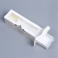 Коробка для макарун «Новогоднее золото» 18×5.5×5.5 см